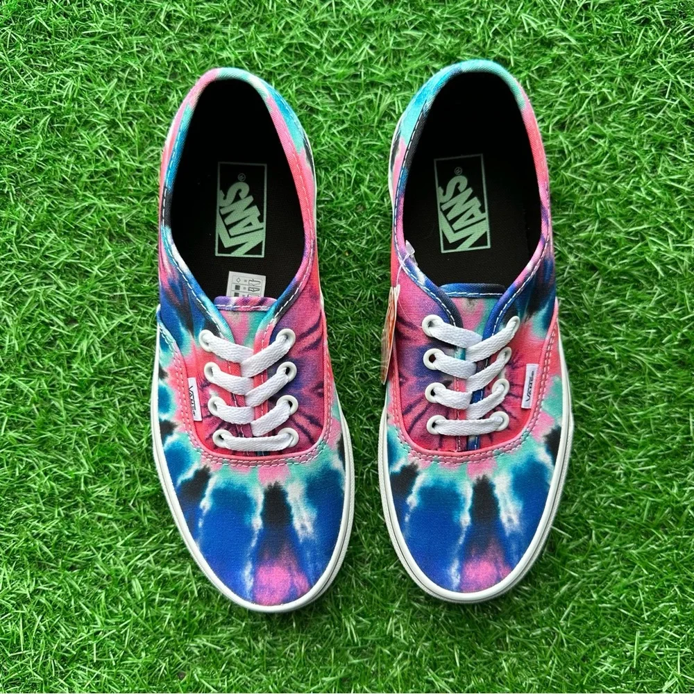 Vans Authentic Tie Dye Multi Color True White - Picture 6 of 7